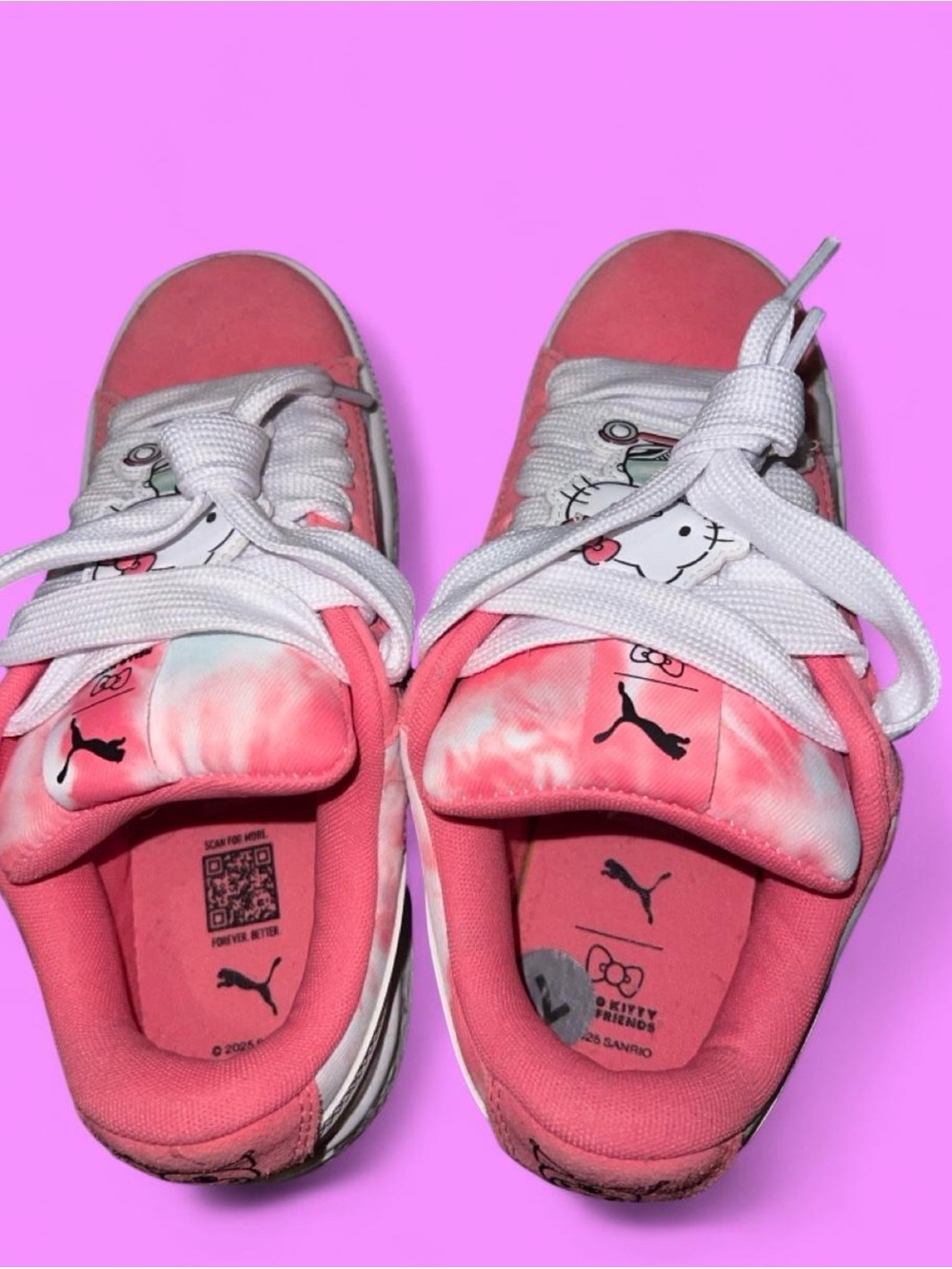 Puma Pink Hello Kitty Sneakers - Picture 2 of 5